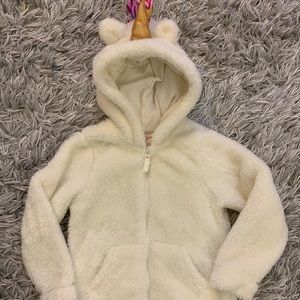Girls Unicorn Fleece Jacket 5T Cat&Jack
